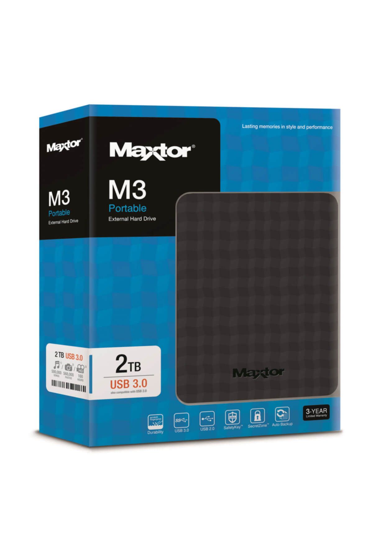 Maxtor 2TB MAXTOR 2.5 USB3.0 STSHX-M201TCBM EXTERNAL HDD