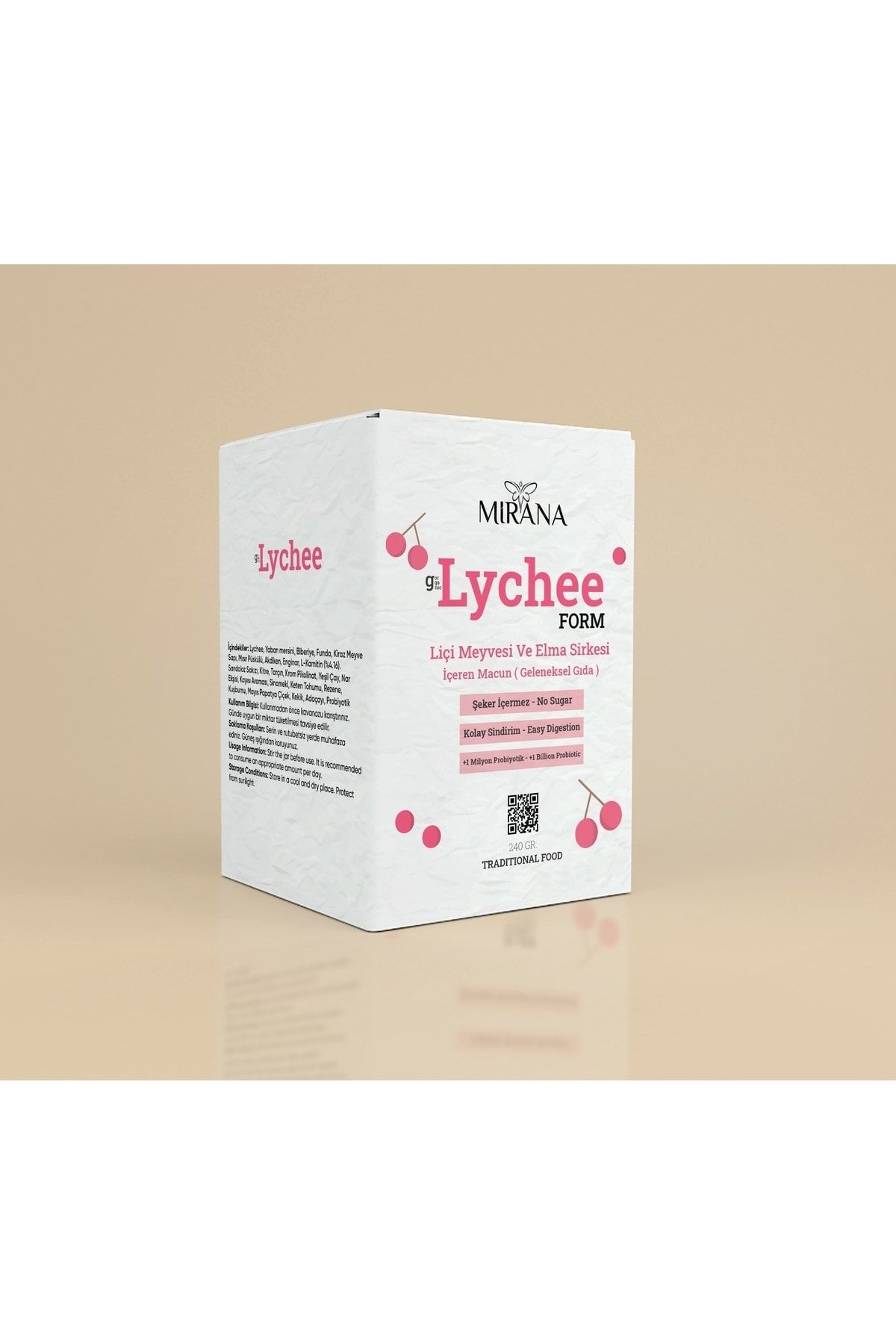 MİRANA Organic Lychee Form Liçi