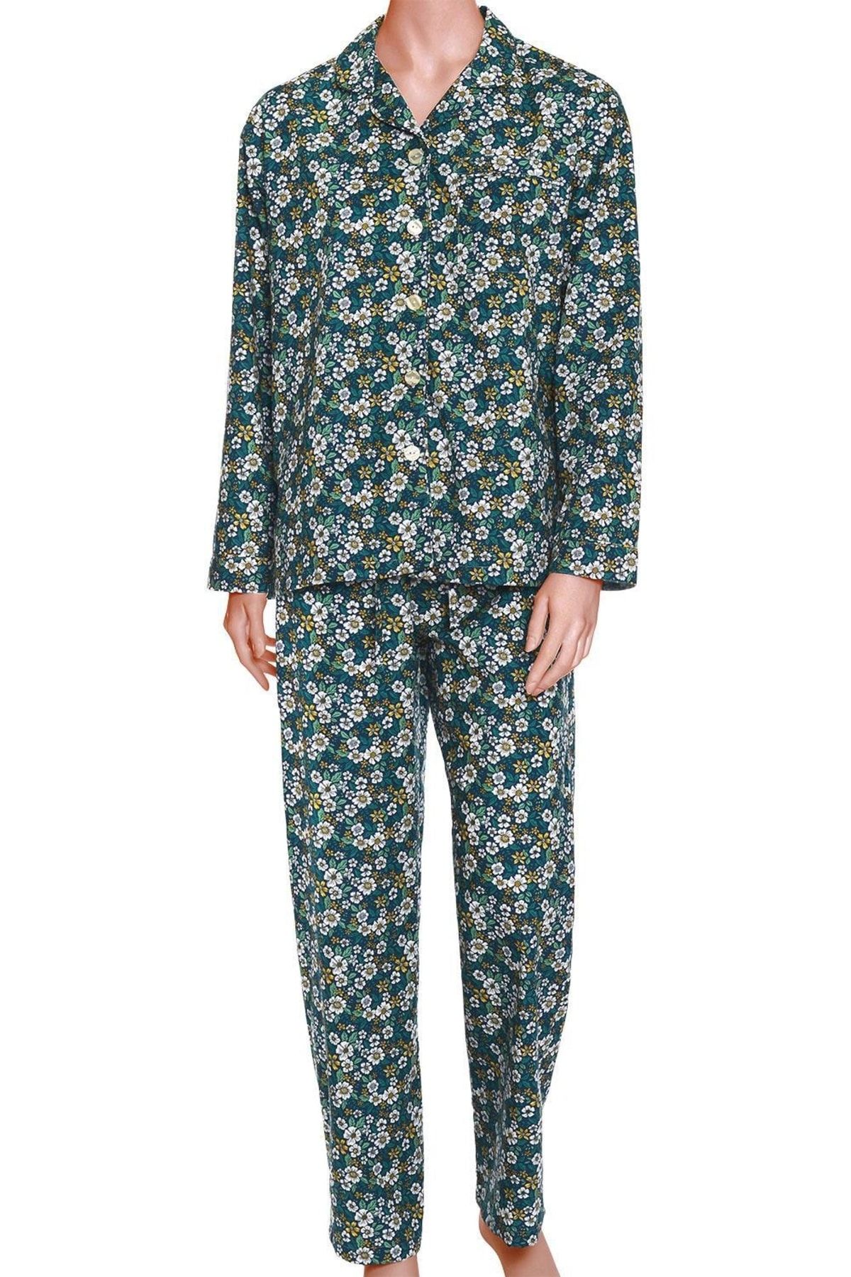 TheDon Poplin Kadın Pijama Takımı Desen 46