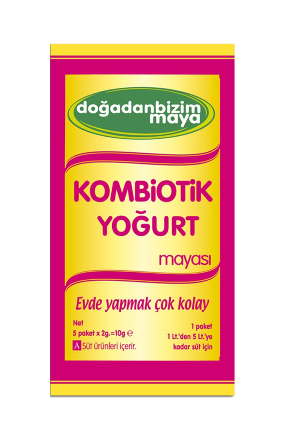 Doğadan Bizim Kombiotik Yoğurt Mayası 5'li Paket