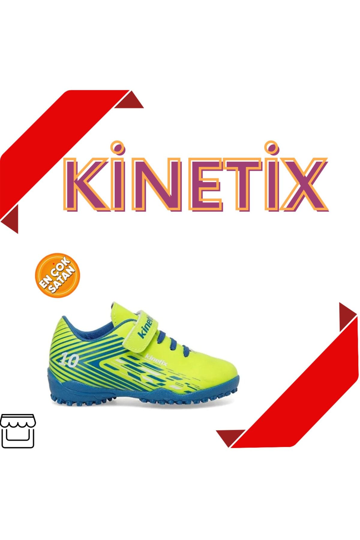 Kinetix Bruno J Tf 3fx Neon Sarı Erkek Çocuk Halı Saha Ayakkabısı Bruno