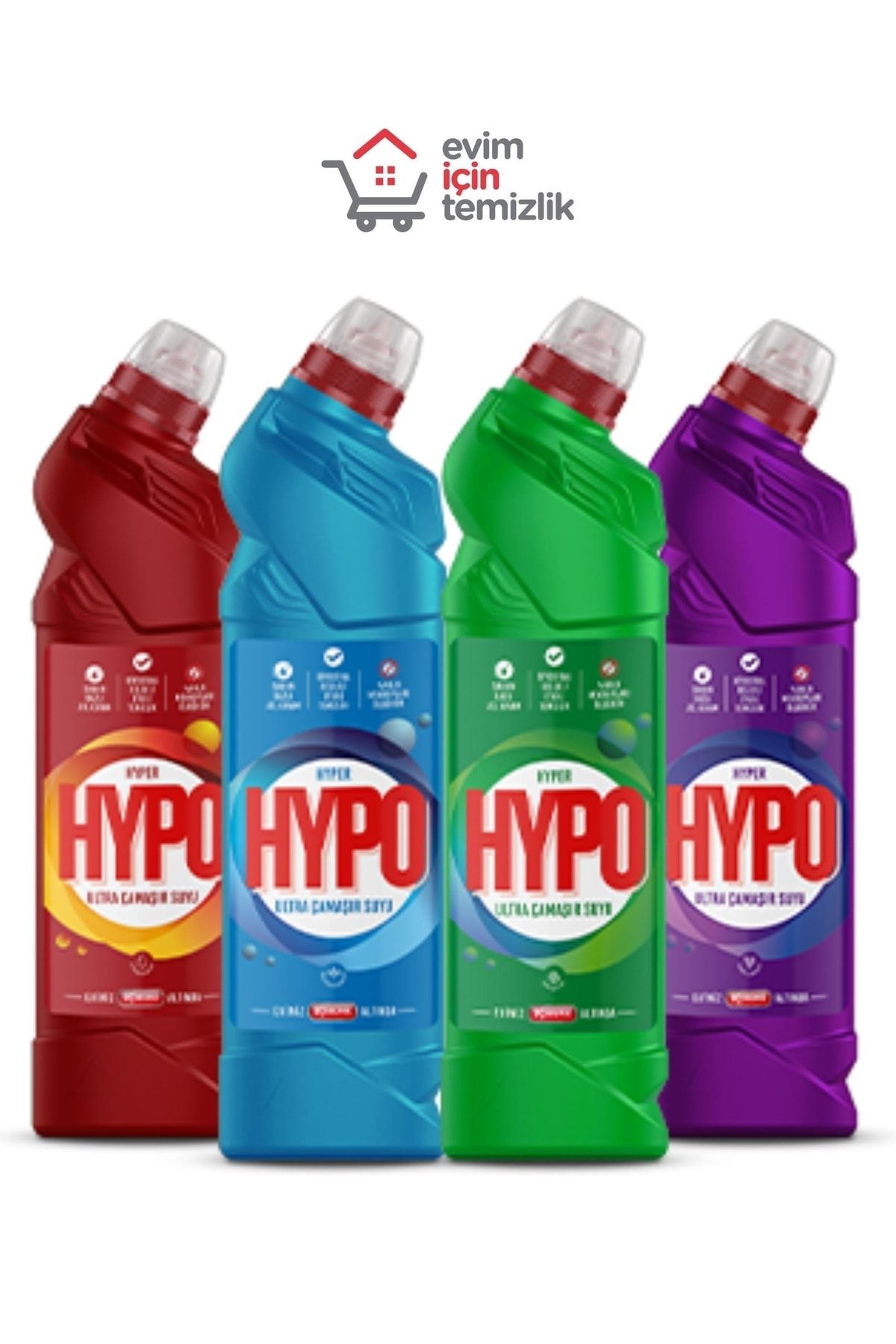 Hyper Hypo Çamaşır Suyu Paketi - 4 Farklı Koku