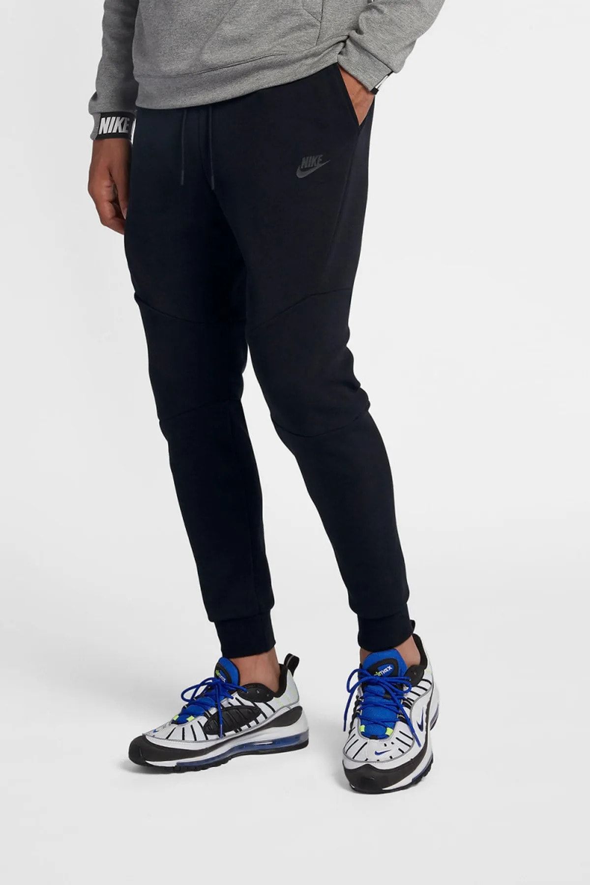Nike M Nsw Tch Flc Jogger Siyah Erkek Spor Eşofman Altı