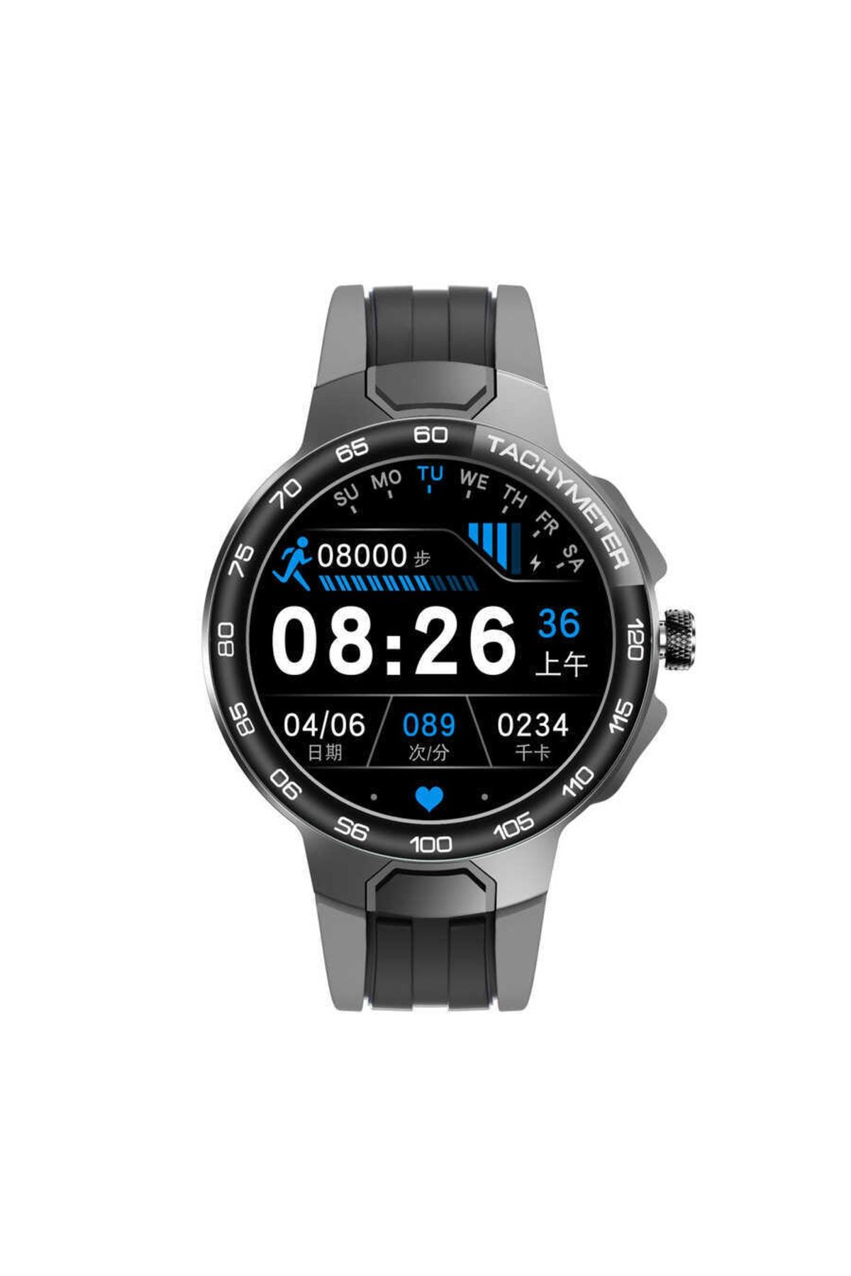 WIWU Sw06 Akıllı Saat 1.28" Ip68 Waterproof Tft Lcd Smart Watch Ios & Android Uyumlu