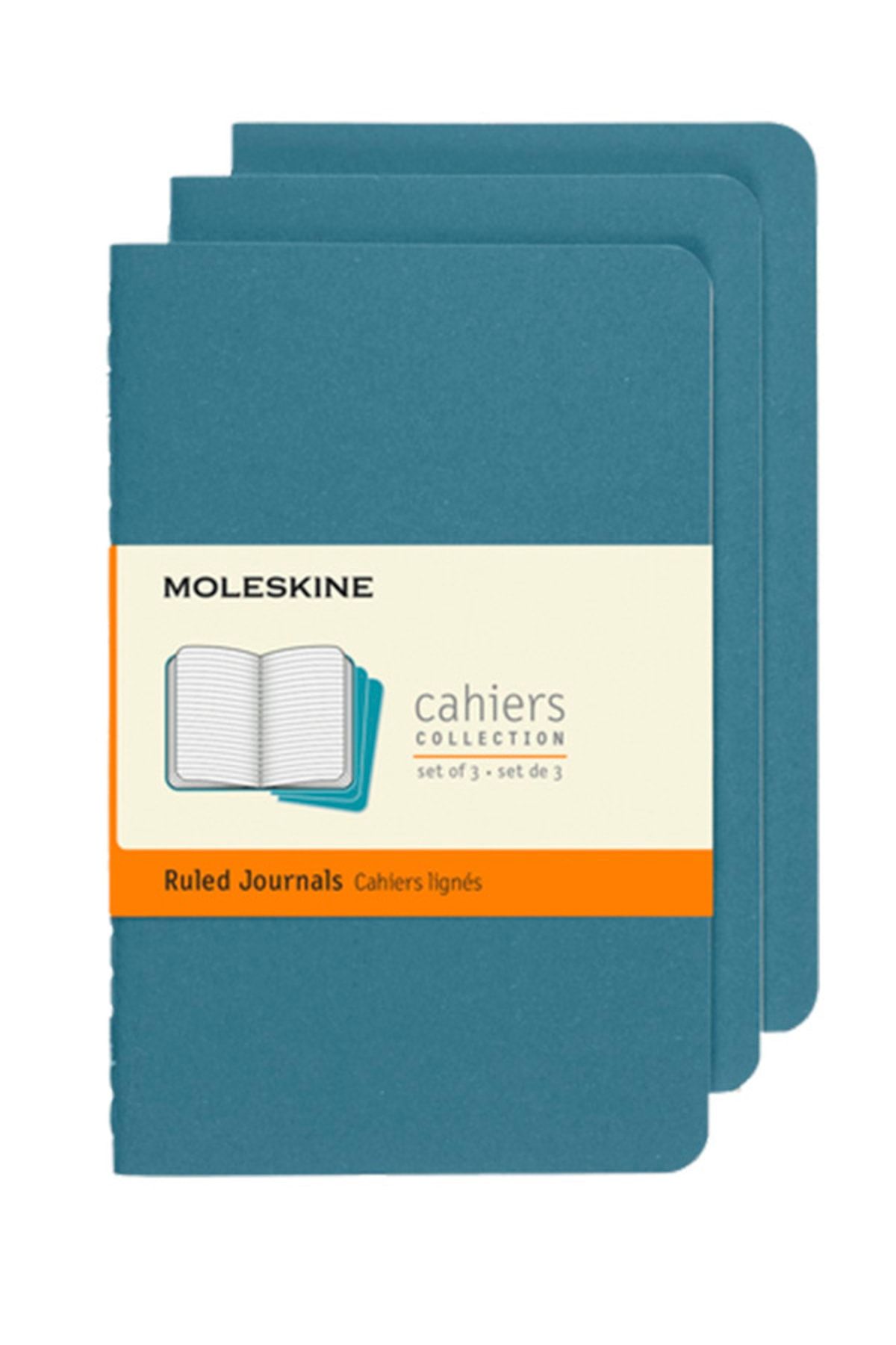 Moleskine Cahier Pocket 3'lü Çizgili Not Defter, 9x14cm