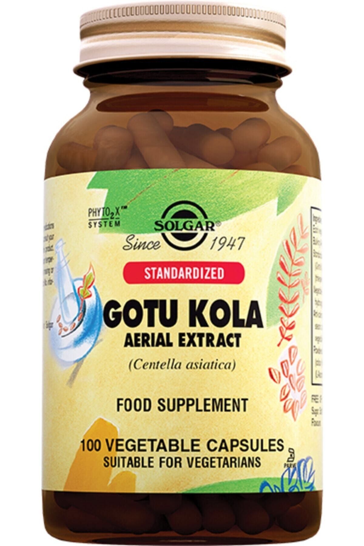 Solgar Gotu Kola Aerial Extract 100 Kapsül (gotu Cola)