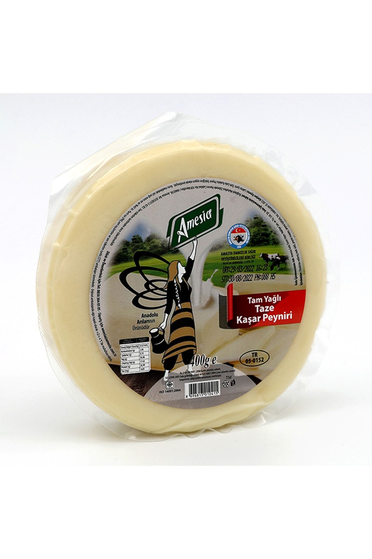Amesia Kaşar Peynir 400 Gr
