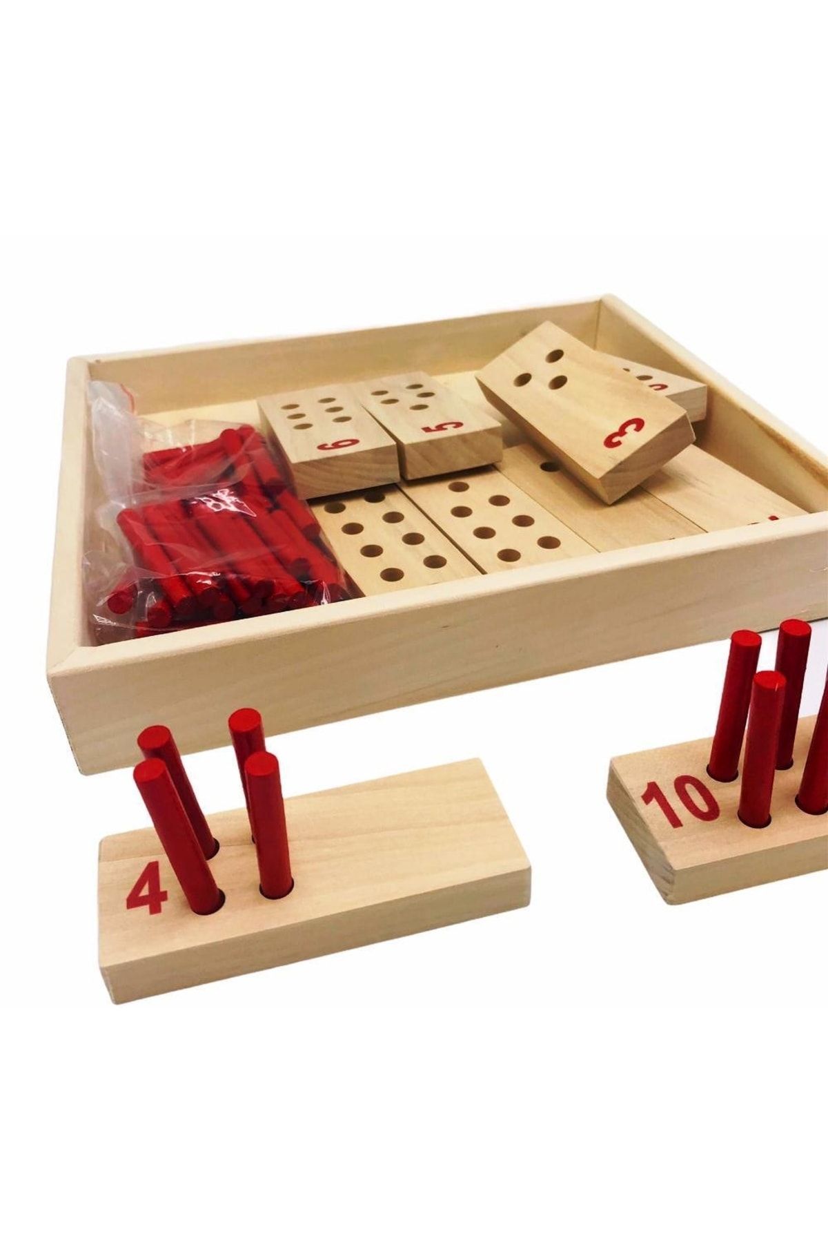 BALATOYZ Montessori Kırmızı Sayı Çubukları