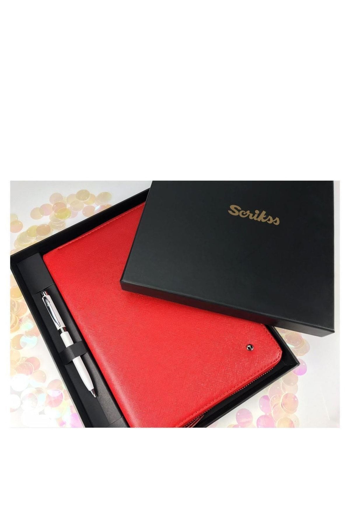 Scrikss Mini Portföy Tablet Kılıfı Kırmızı Dr8113 -