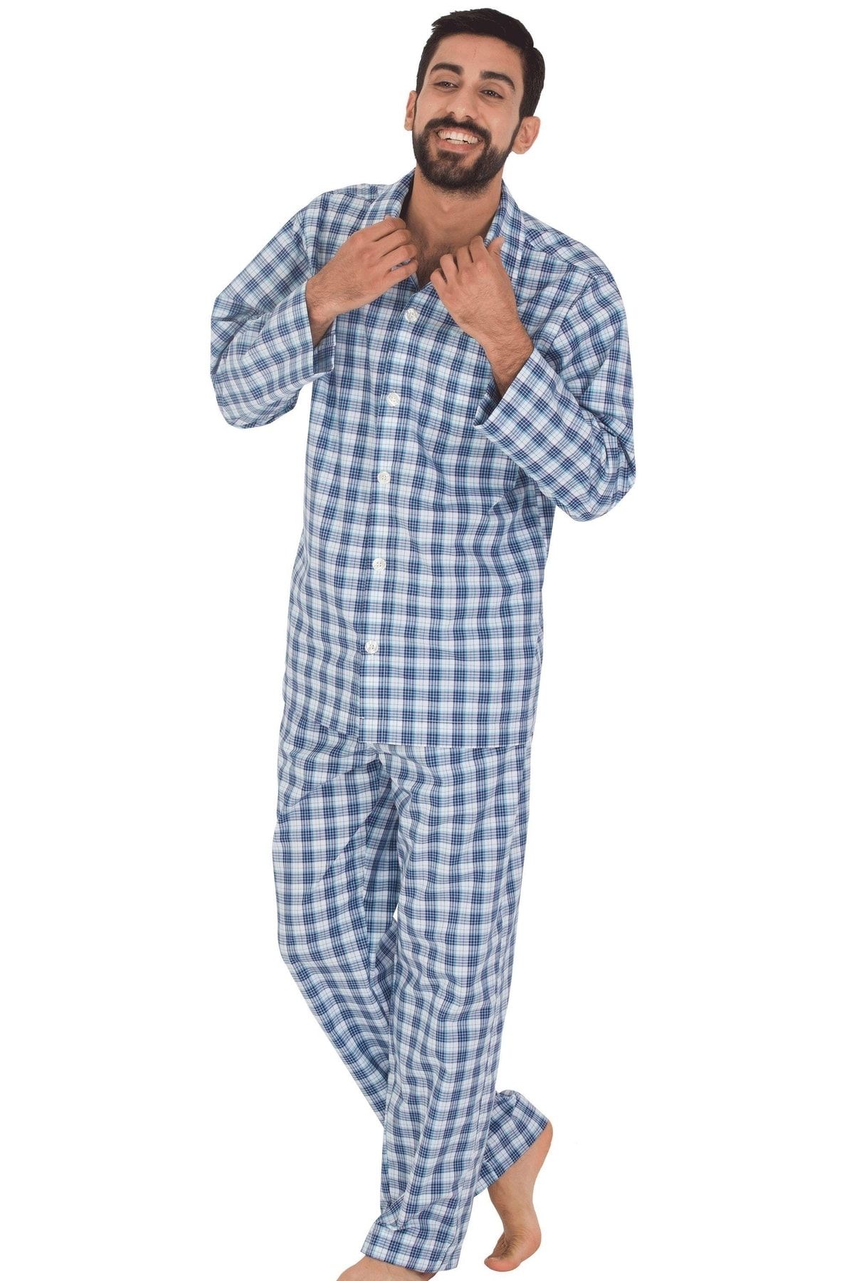 TheDon The Don Poplin Erkek Pijama Takımı Desen 20