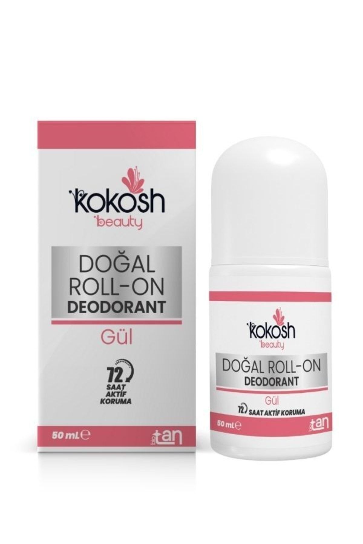KokoshAbla Doğal Bakım Ürünleri Doğal Roll-on Deodorant & Doğal Deodorant (GÜL KOKULU)