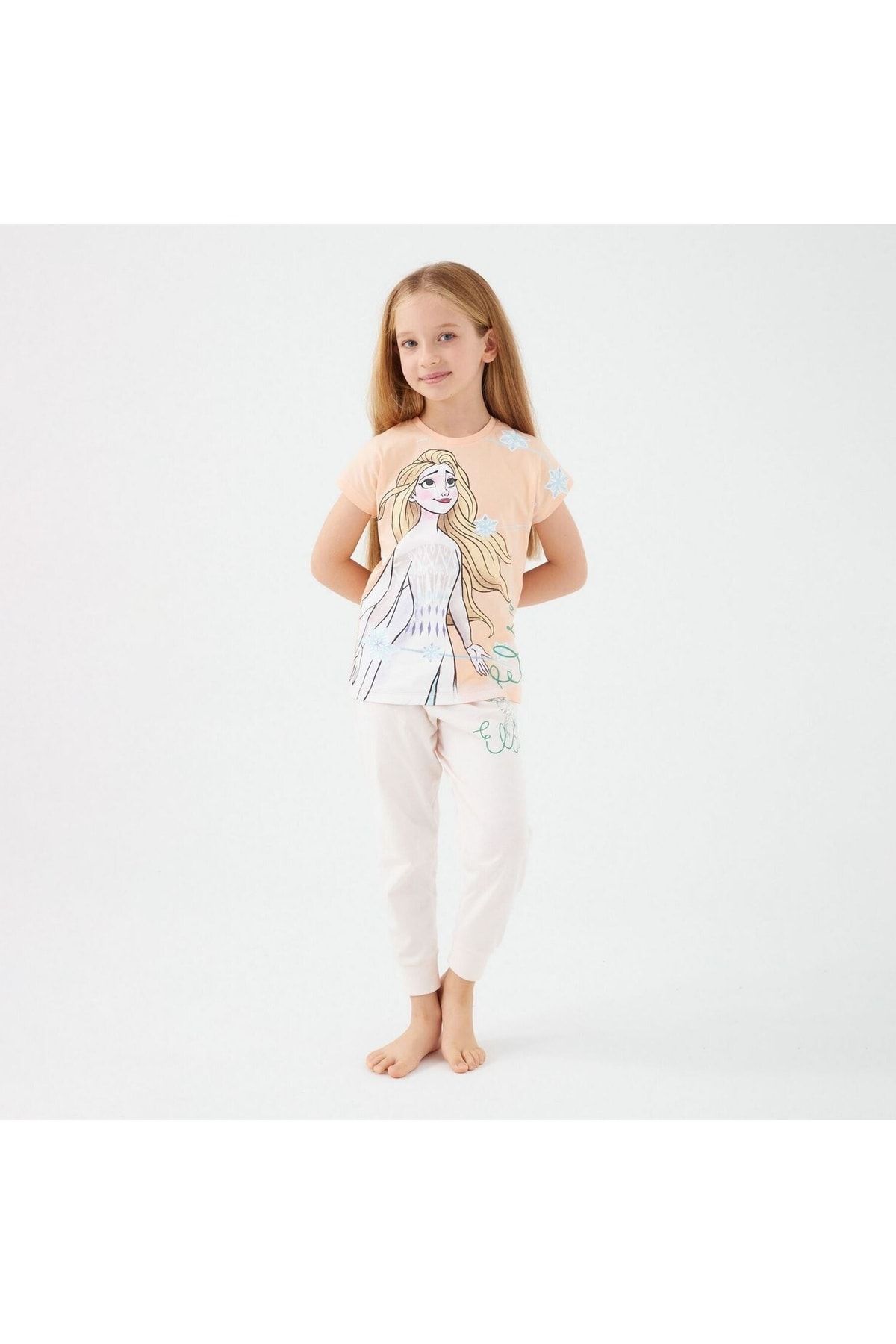Frozen Elsa Kız Çocuk Pijama Takımı D4768