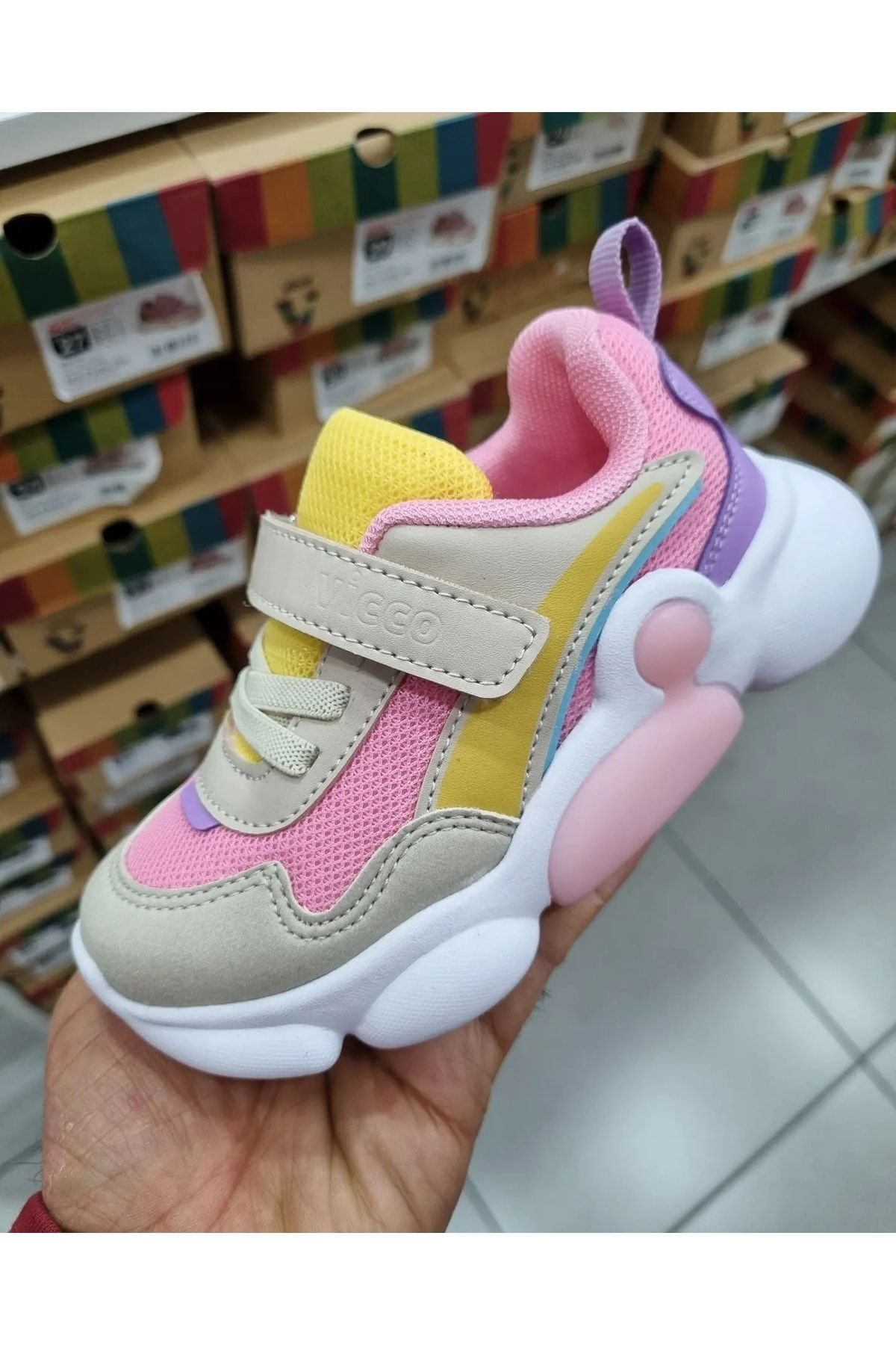 Vicco Orsa Hafif Kız Çocuk Pembe Sneaker (346.23y.177-06)