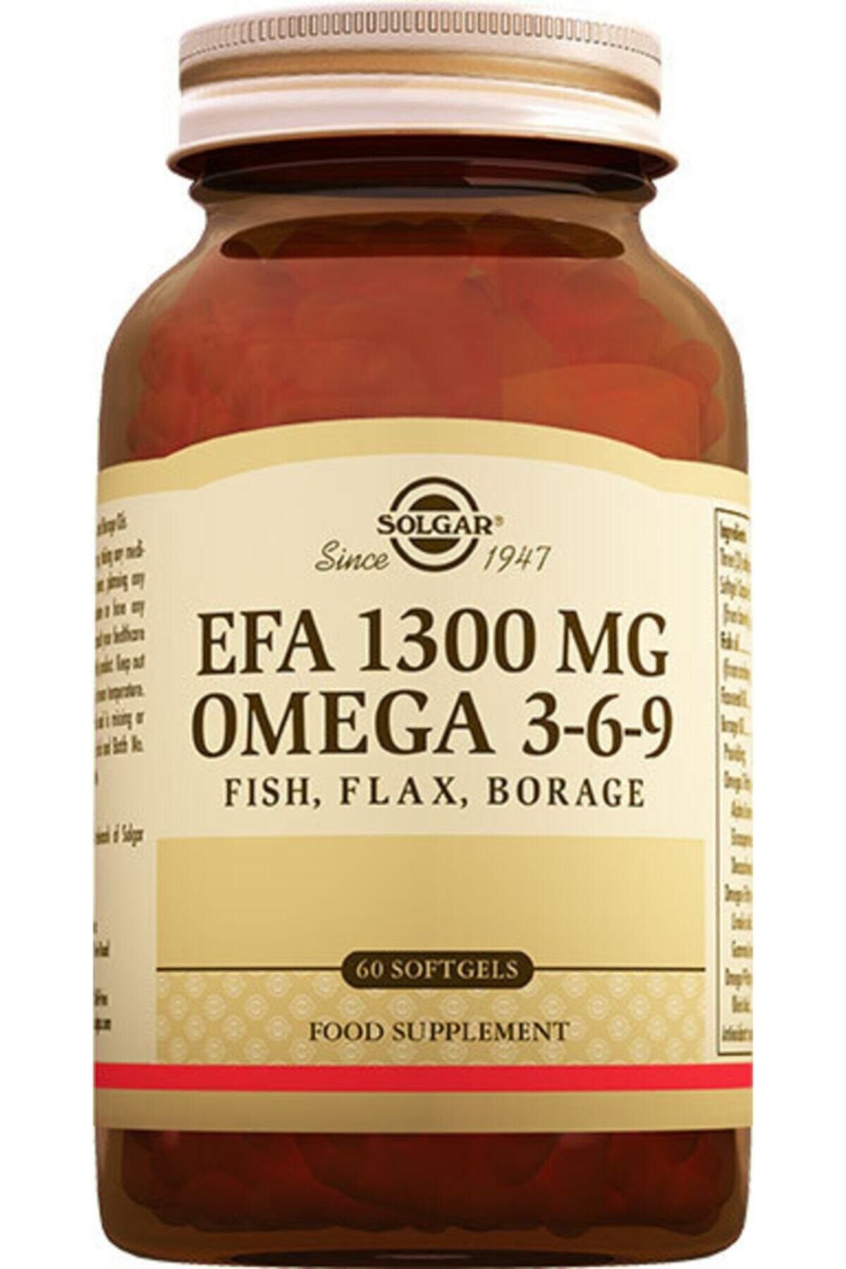 Solgar Efa 1300 Mg Omega 3-6-9 60 Kapsul