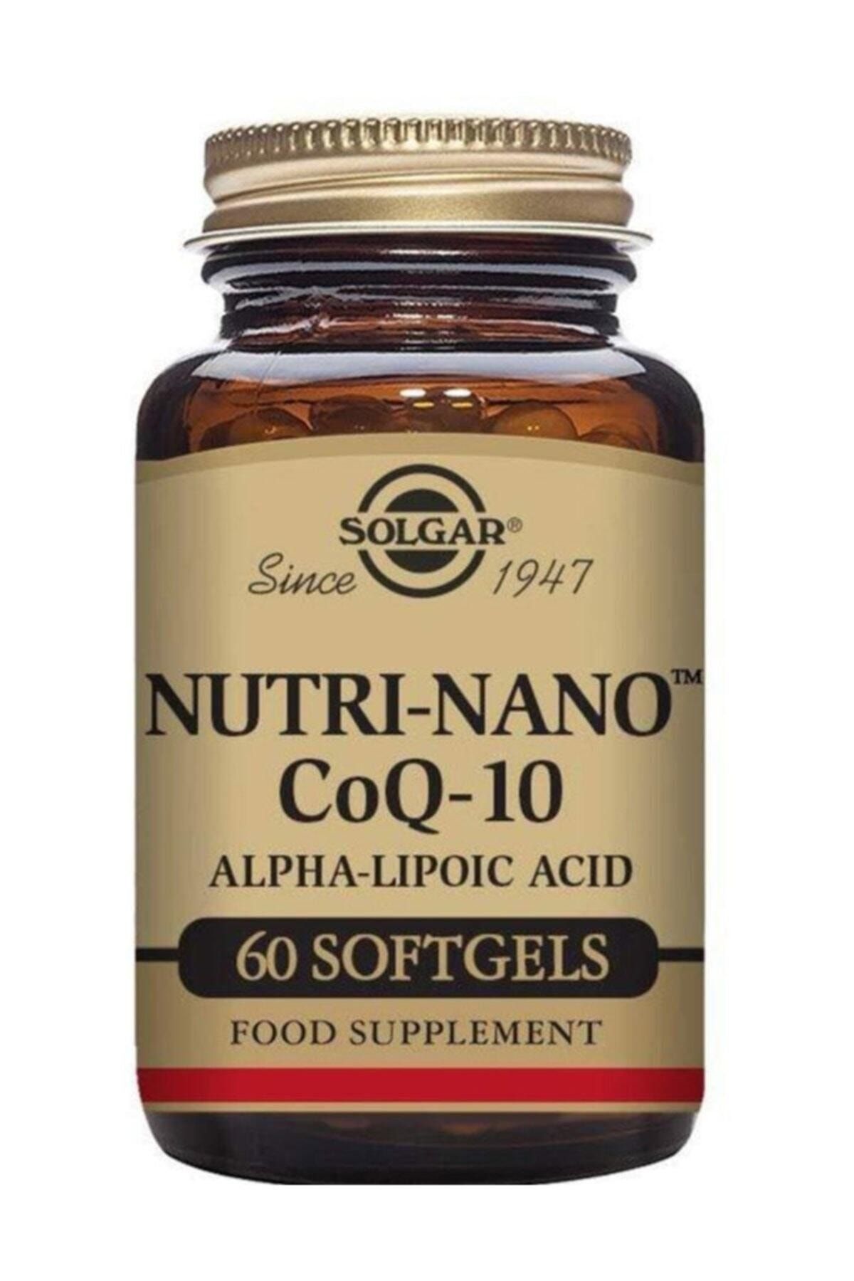 Solgar Nutri-nano Coq-10 Alpha Lipoic Acid 60 Kapsül