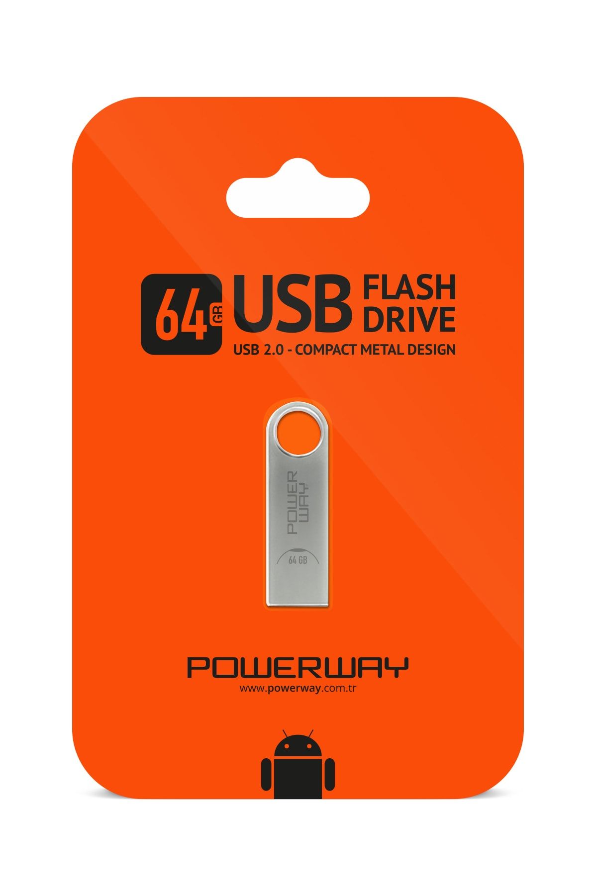 Powerway 64 Gb Metal Flash Bellek Metal Tasarım Usb Bellek The Latest Tecnology Chipset Data Traveler