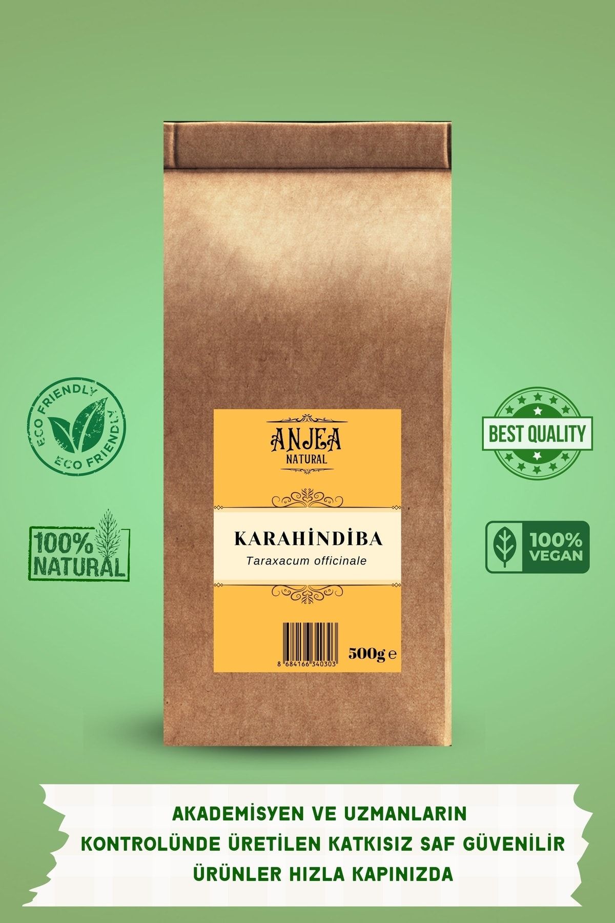 ANJEA Karahindiba 500 Gr Dandelion - Taraxacum Officinale 100% Natural Herbal Tea Doğal Bitki Çayı