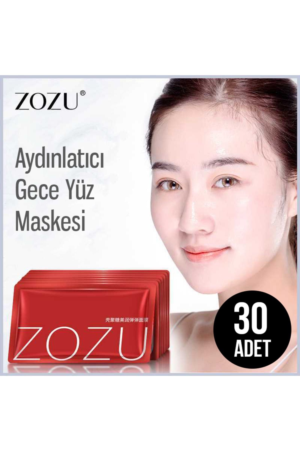 Zozu ® Yüz Maskesi Kitosanlı Anti Age Maske 30 Adet