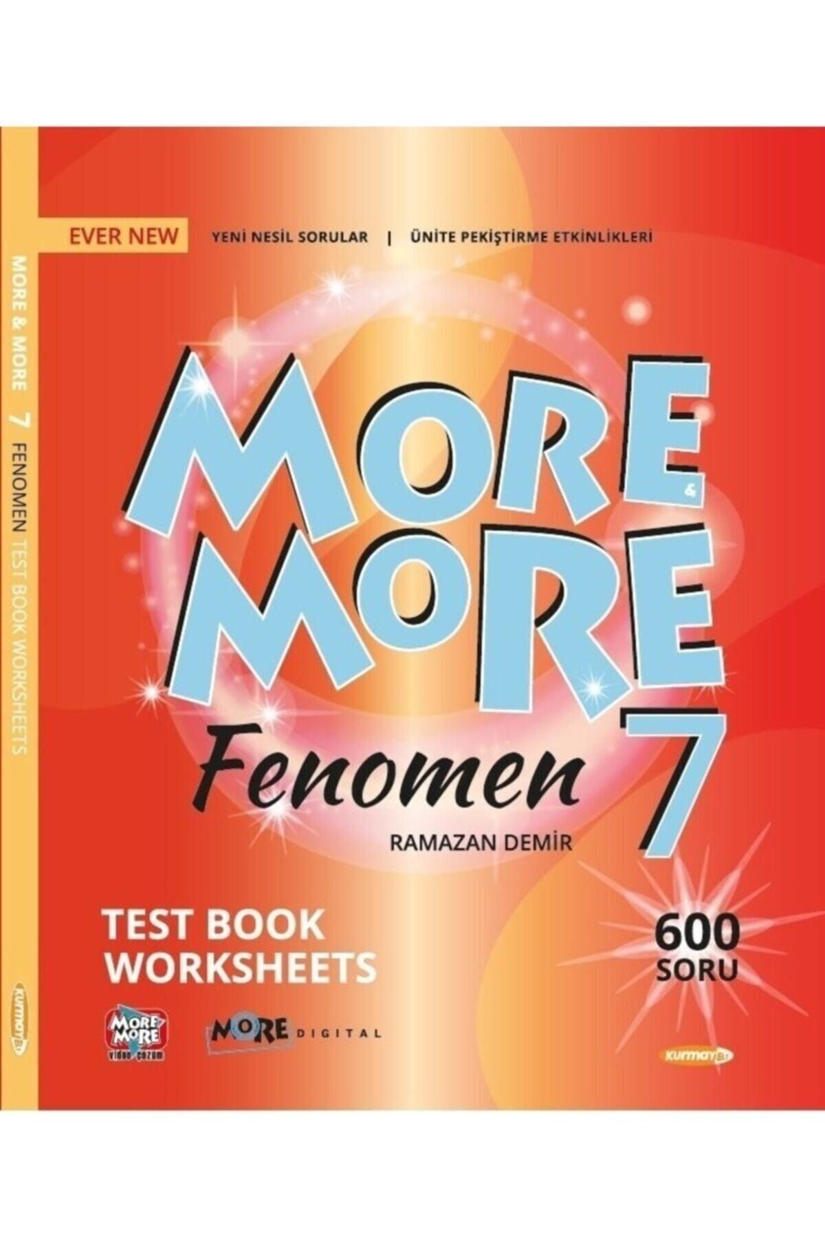 Kurmay Elt Yayınları Kurmay More And More 7. Sınıf Fenomen Test Book Worksheets