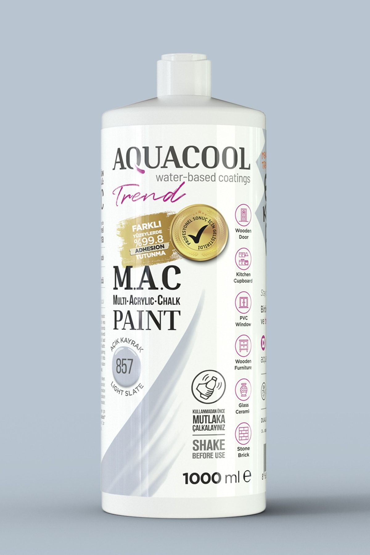 AQUA COOL Aquacool Trend Mac Boya Açık Kayrak 857 - 1000 Ml