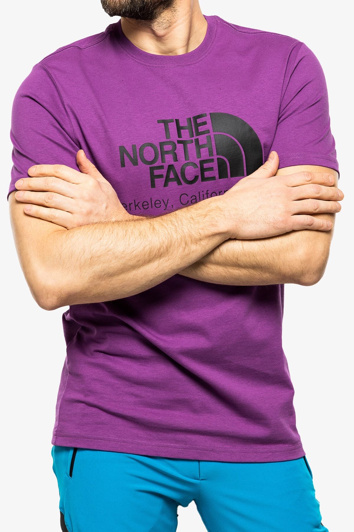 The North Face Berkeley Calıfornıa Erkek Mor Tişört