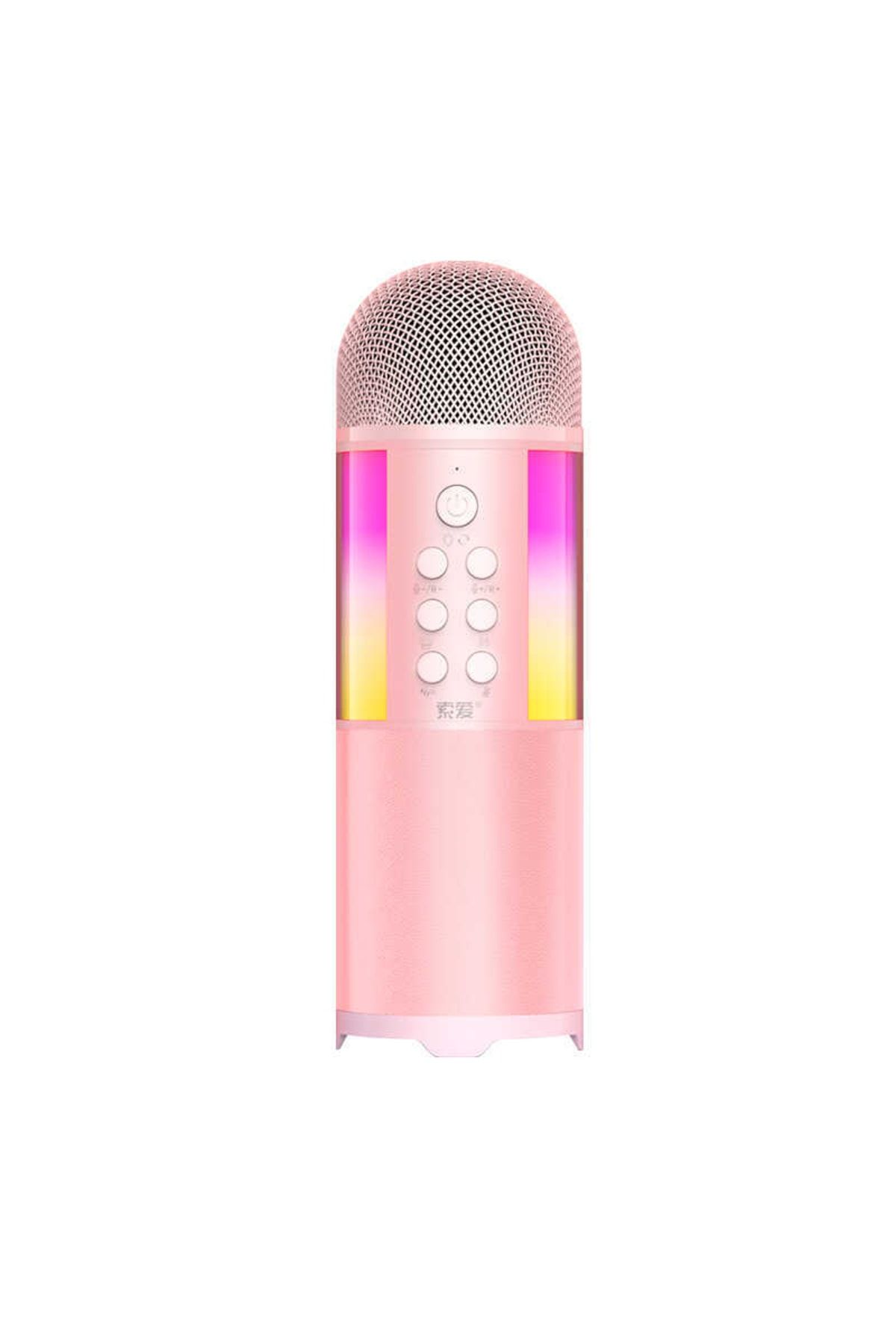 Soaiy Mc12 Karaoke Mikrofon & Bluetooth Hoparlör - Ses Kaydı - Tiz / Bass / Ses / Yankı Ayarları