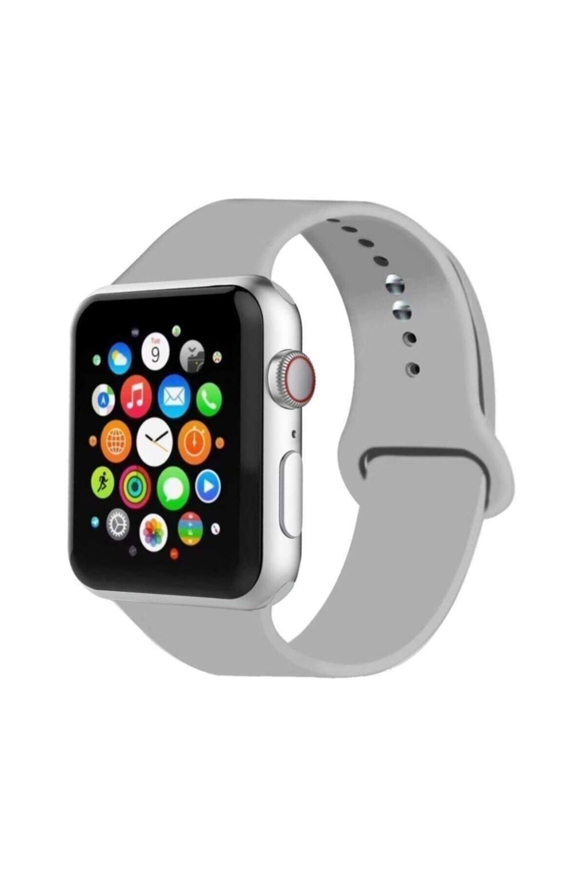 Cimricik Apple Watch Kordon 2 3 Seri 42 Mm Ve Silikon Kordon Kayış