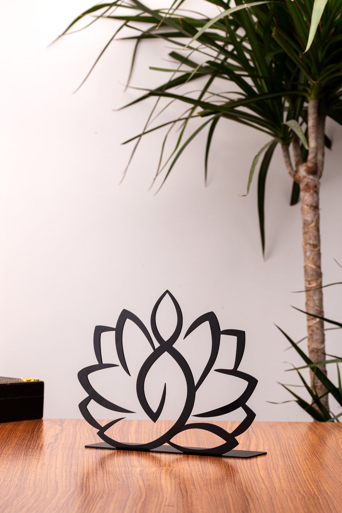 Muyika Design Muyika Metal Masa Üstü Dekoratif Obje&biblo Lotus Çiçeği Bbl-m