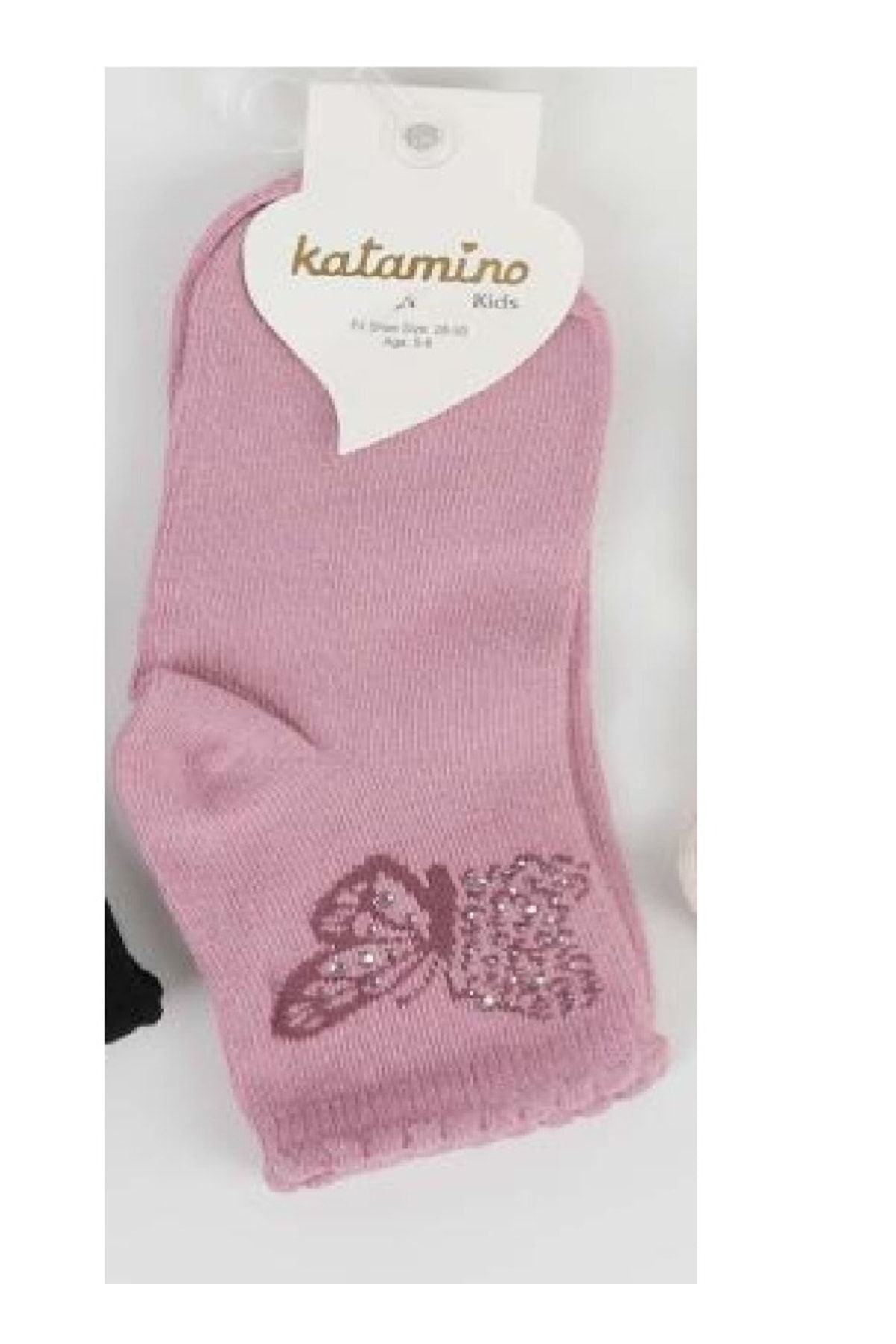 Katamino Bestli Kız Çocuk Soket Çorap