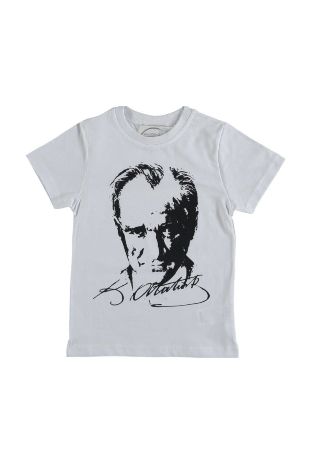 Erenbey Erkek Ve Kız Çocuk Atatürk Baskılı Tişört/ T-şhirt