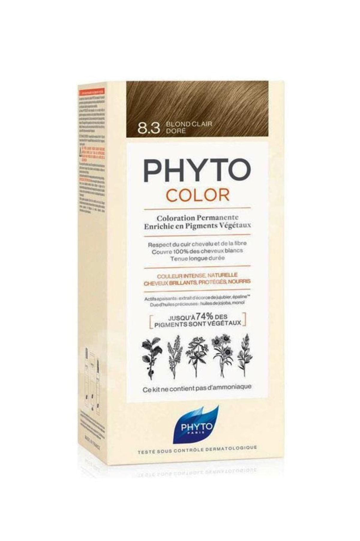 Phyto Color 8.3 - Sarı Dore (bitkisel Saç Boyası)