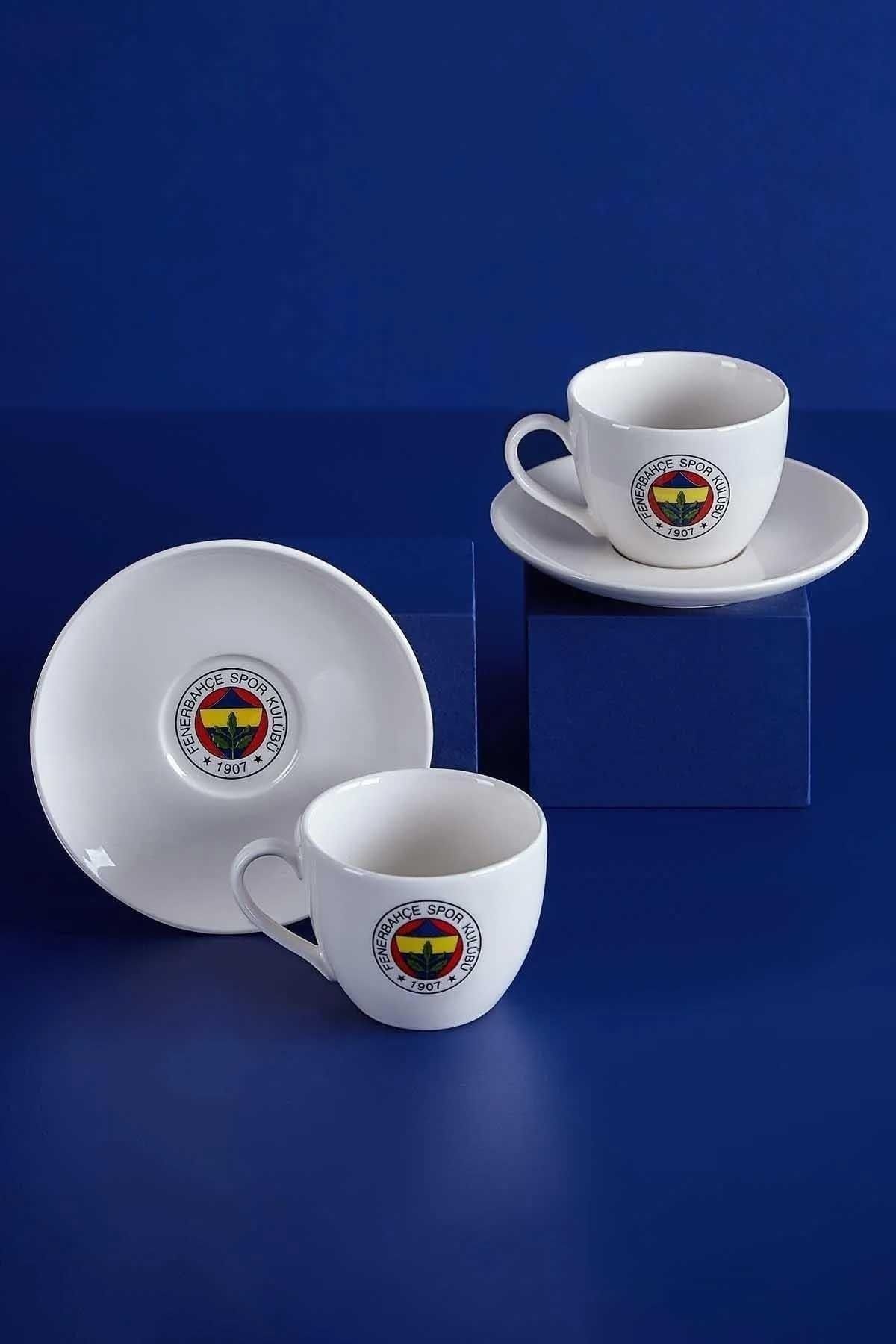 Fenerbahçe Lisanslı 2'li Porselen Çay Fincan Takımı
