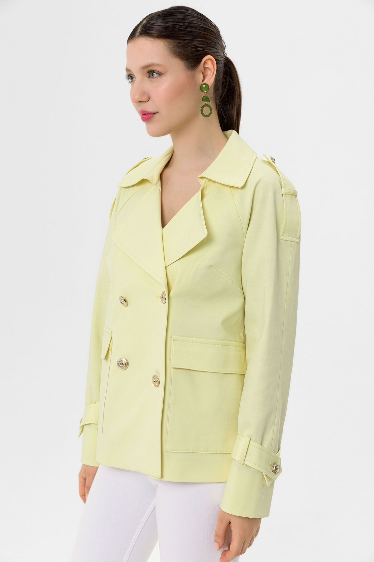 Icon Kadın Sarı Şimal Ceket 1655 Kb