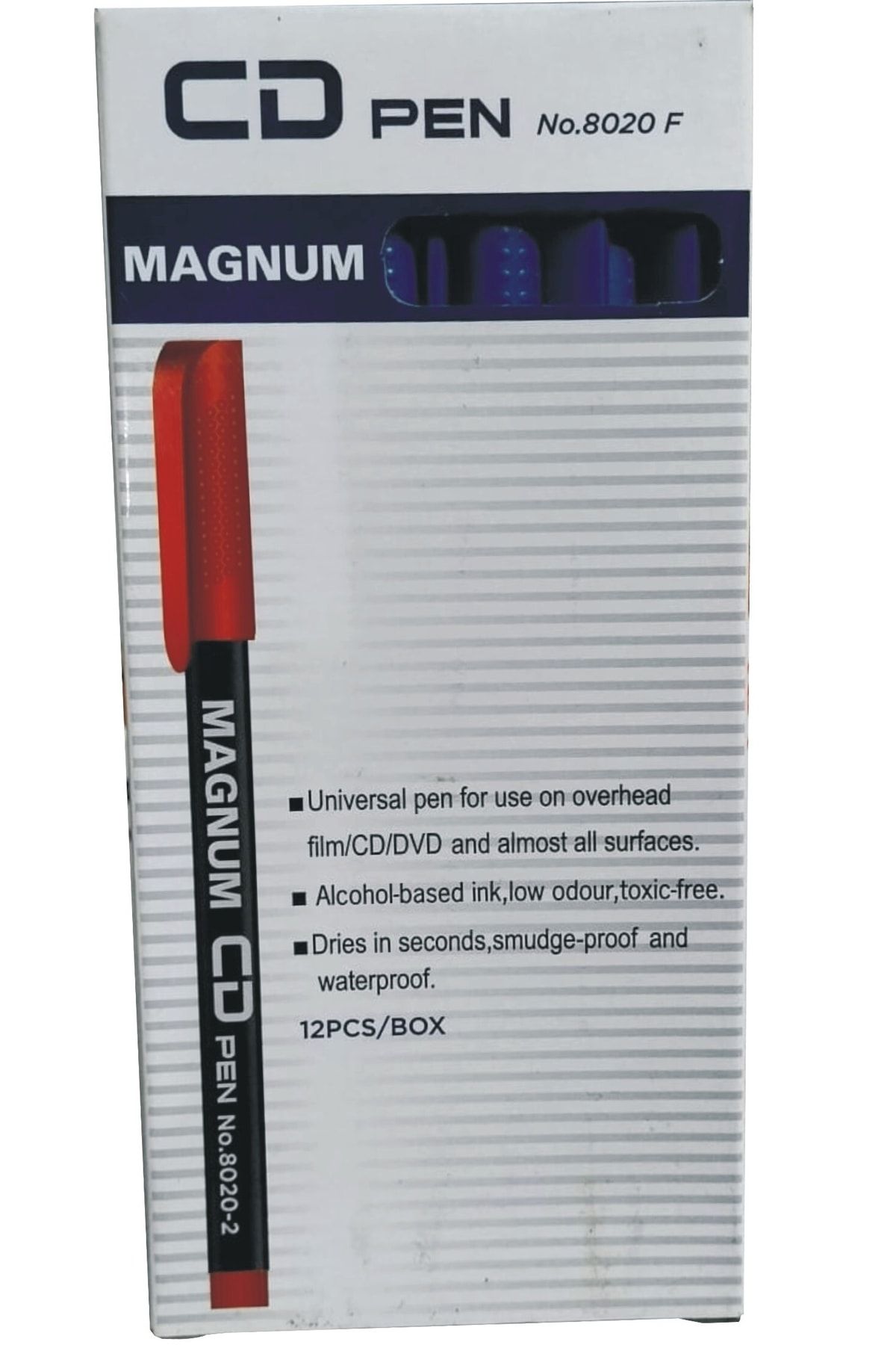 Magnum Cd Pen No 8020 F Mavi 12'li
