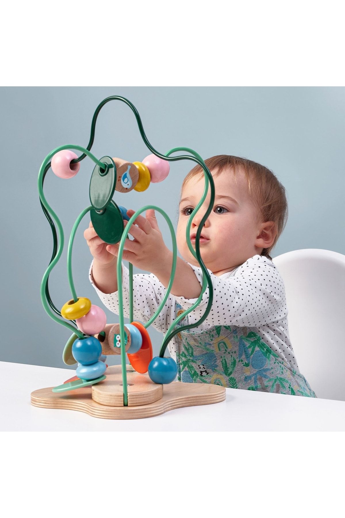 IKEA Uppsta Boncuklu Helezon Çok Renkli Bebek Çocuk Aktivite Gelişim Oyuncak Oyuncağı