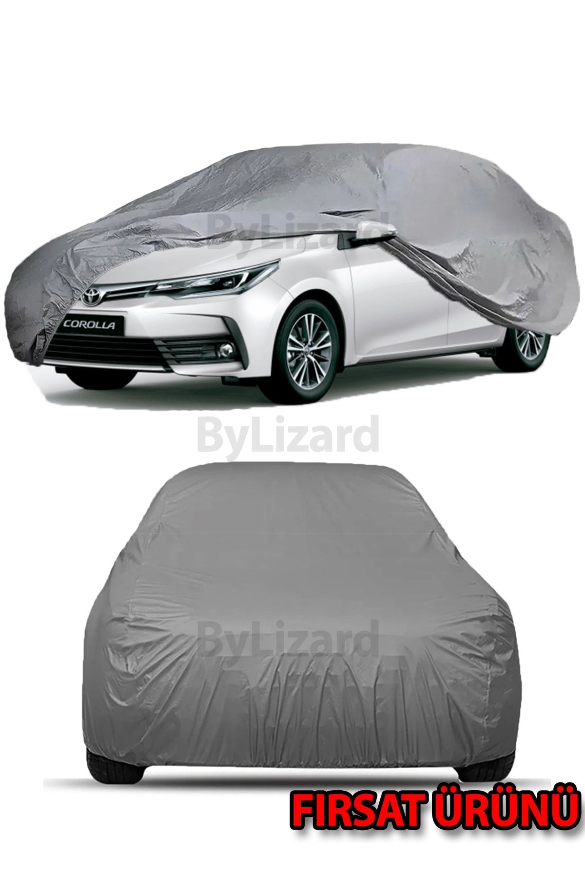 ByLizard Toyota Corolla Sedan Uyumlu Lüks Kalite Oto Araba Brandası - Örtüsü
