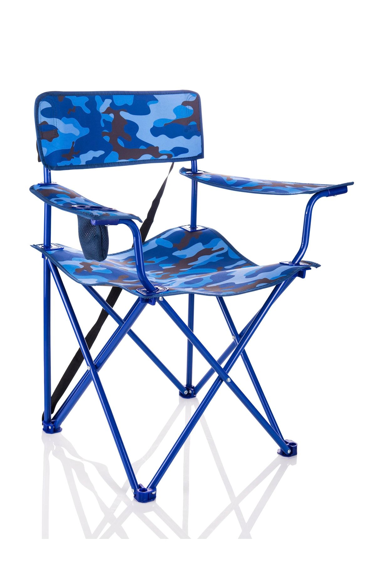 Miras Camouflage Pro Kamp Sandalyesi , Mavi (2 YIL GARANTİ)