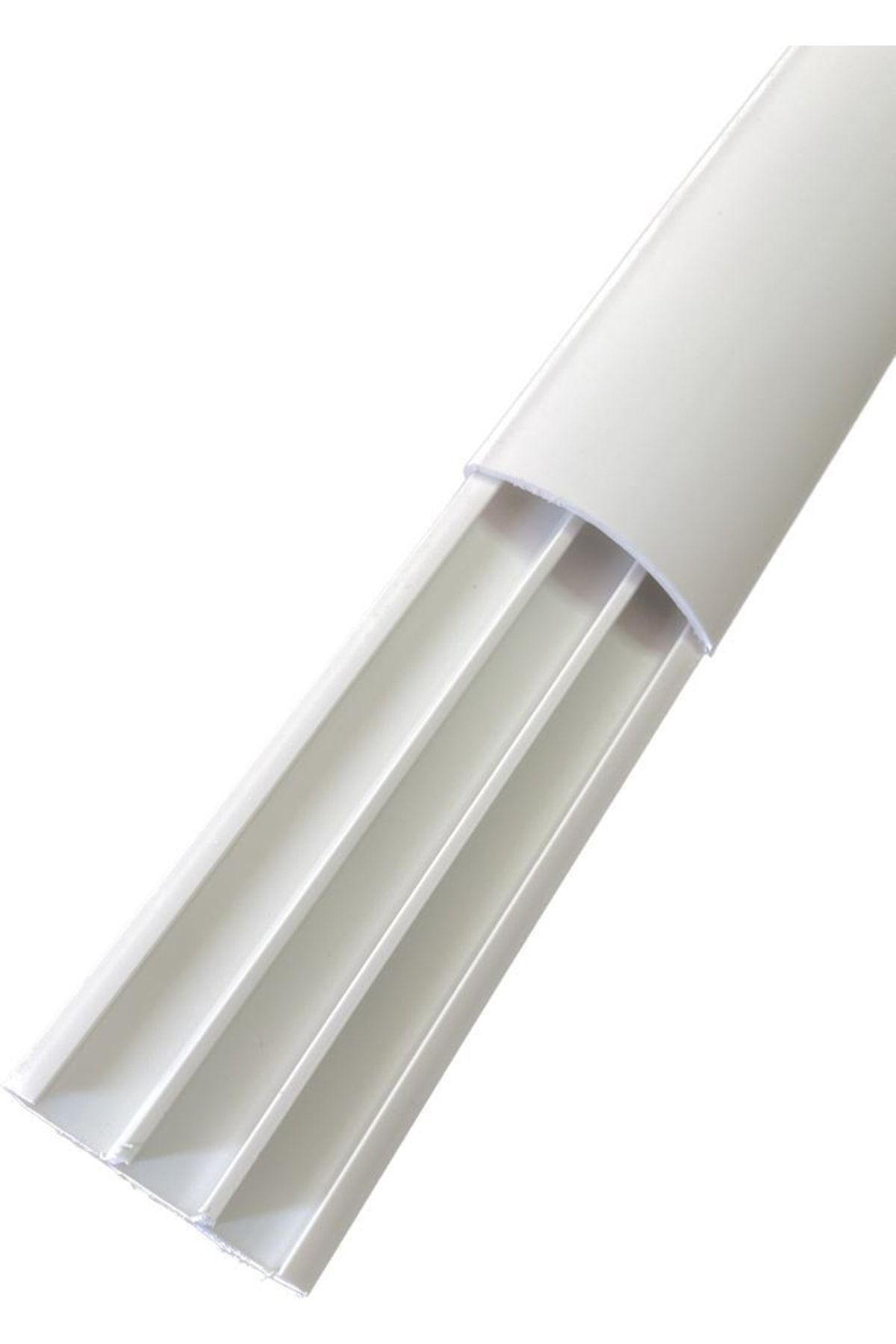 Genel Markalar 50x12 Balık Sırtı Kablo Kanalı Yapışkanlı 2 Mt Beyaz