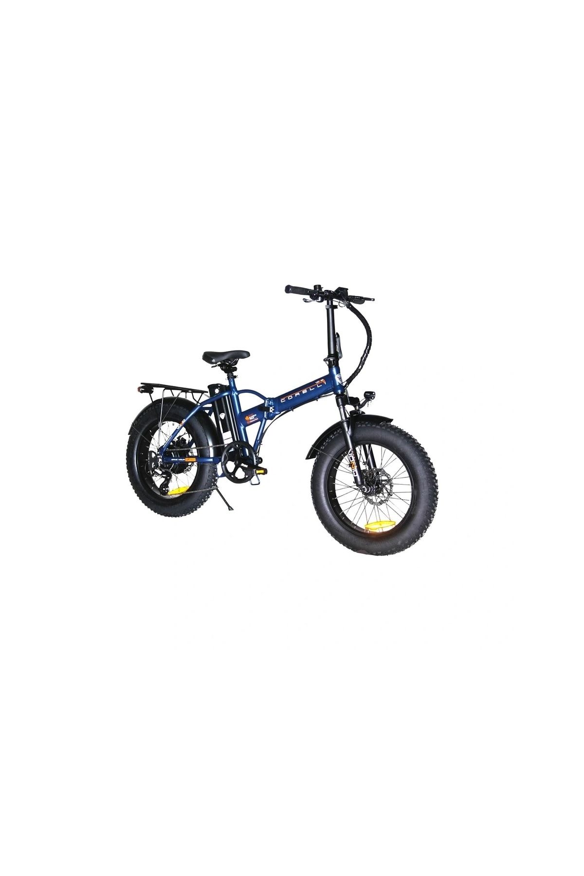 Corelli Vonıq Fat Bıke Elektrikli Katlanır Bisikleti Md 42cm 20 Jant 8 Vites Navy Blue