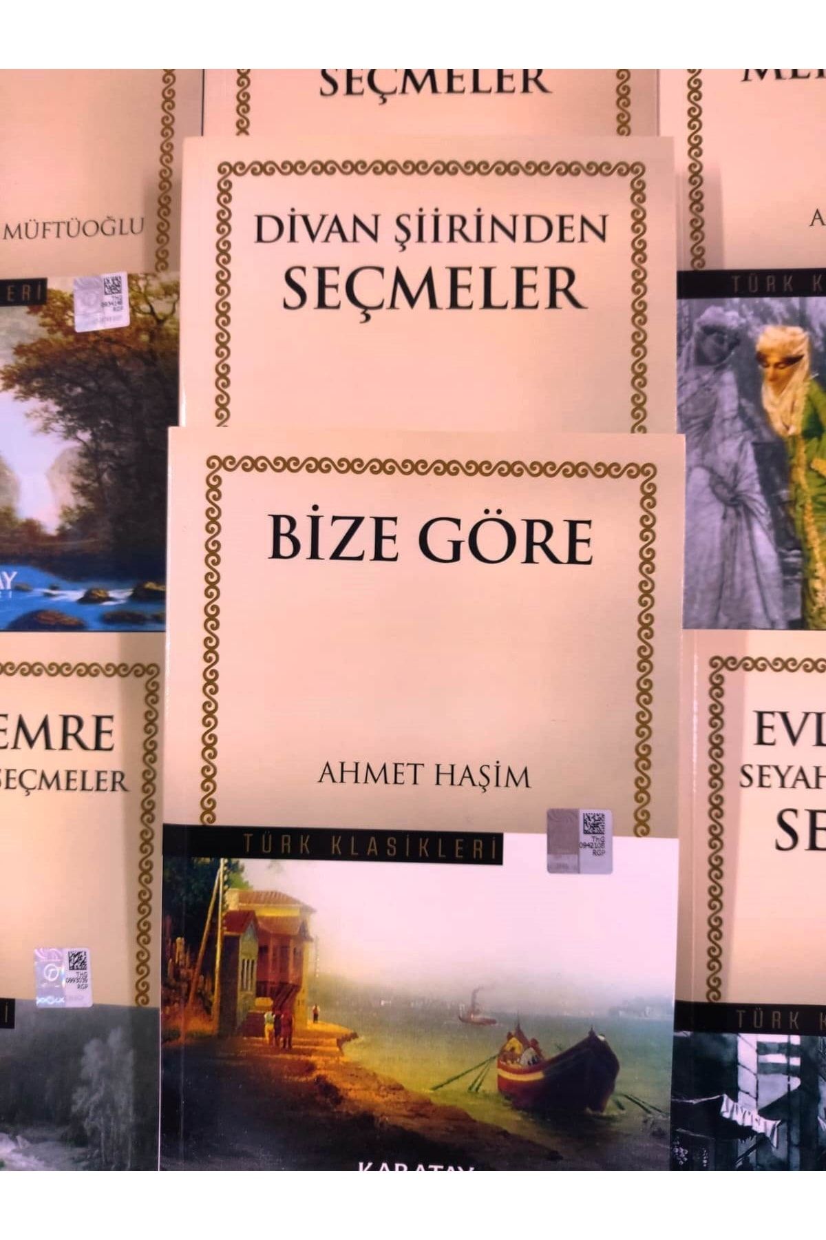 Karatay Yayınları Türk Klasikleri-2 Kitap-(BİZE GÖRE DİVAN ŞİİRİNDEN SEÇMELER)