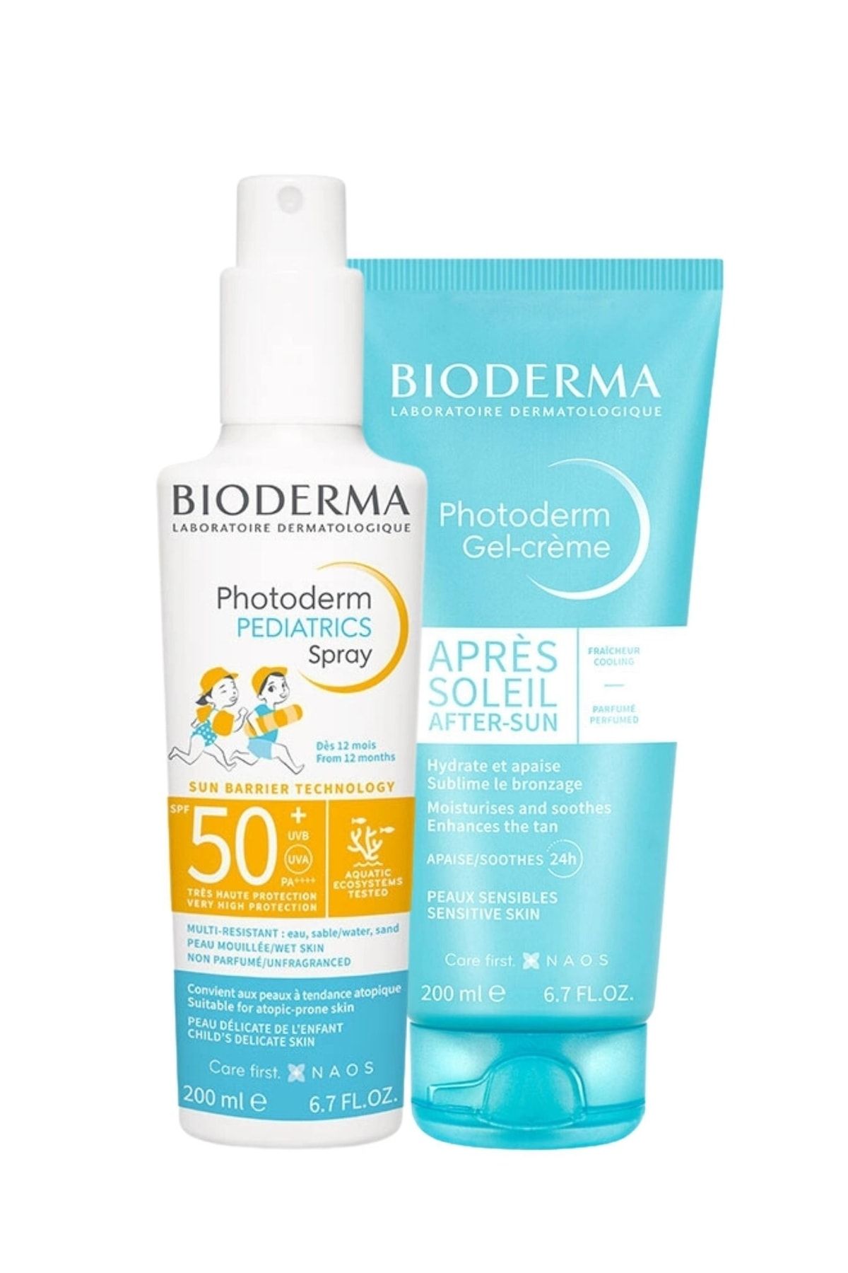 Bioderma Photoderm Pediatrics Spray Spf50+ 200 Ml | After Sun 200 Ml Çocuk Güneş Seti