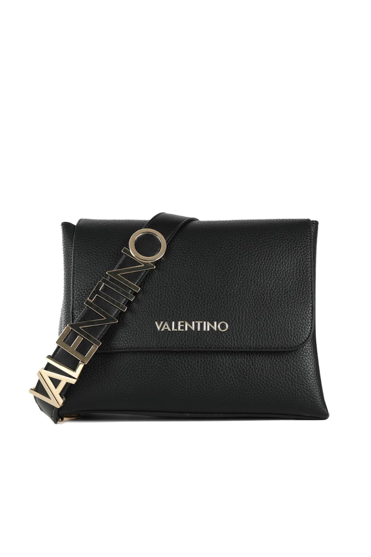 Valentino Siyah Mıknatıslı Kadın Çapraz Çanta