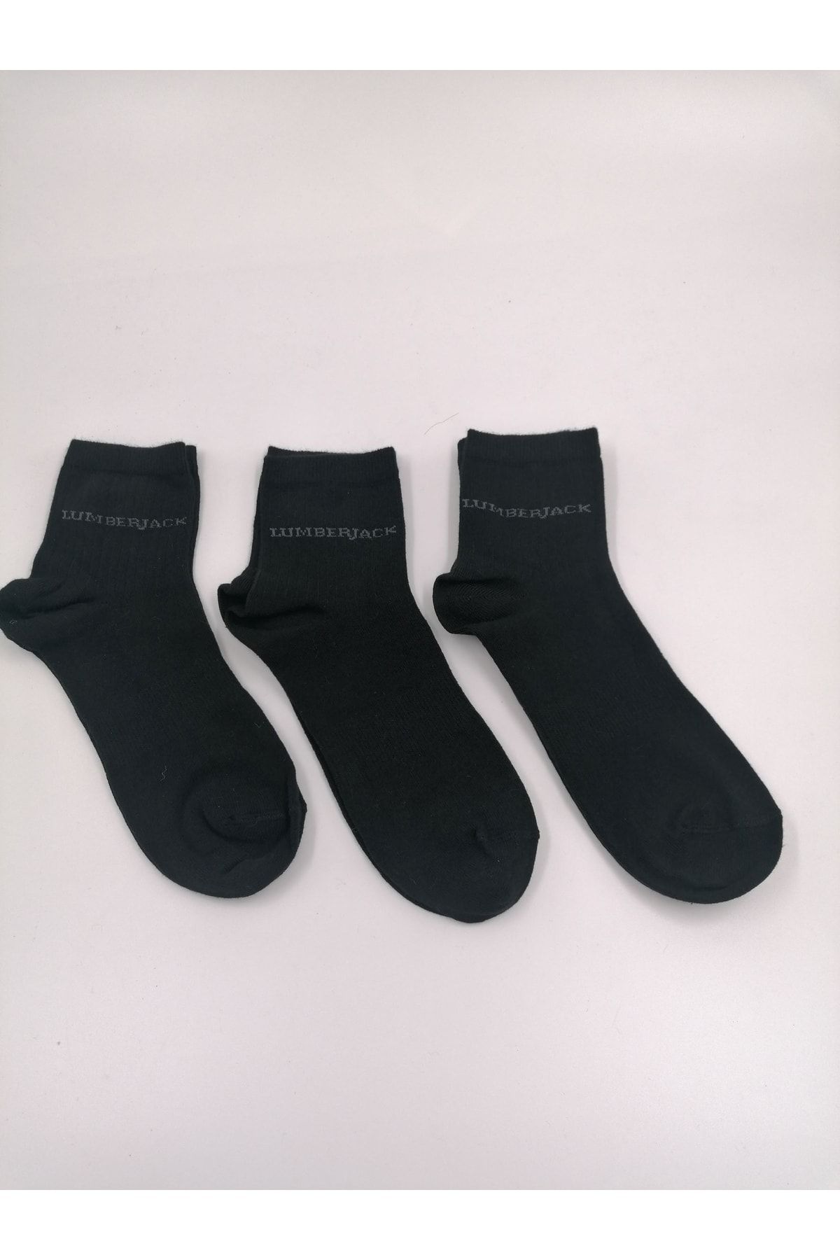 Lumberjack Danny Siyah Renk 3lü Soket Çorap 40-44