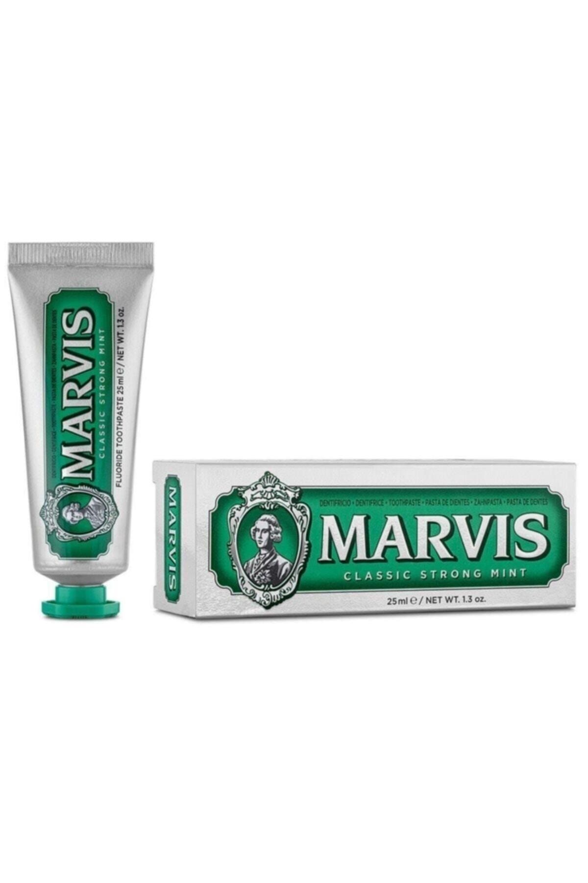 Marvis Classic Strong Mint Güçlü Nane Aromalı Diş Macunu 25 ml