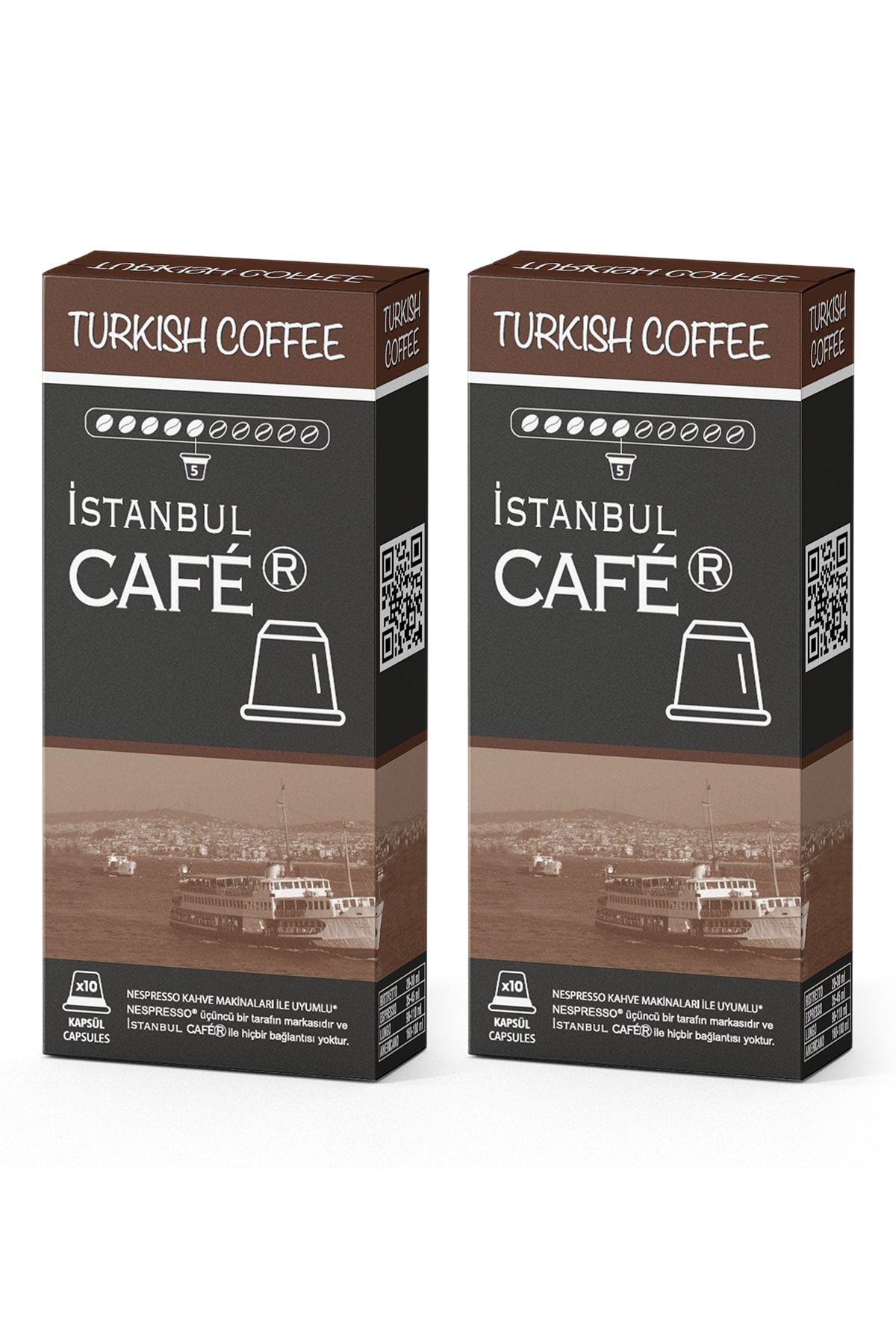 İstanbul Cafer Nespresso® Uyumlu Kapsül Kahve Türk Kahvesi 20 Kapül