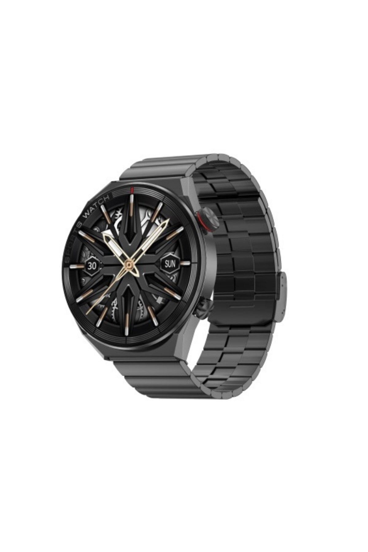 FERRO Metal Akıllı Saat - Siyah Renk Yeni Teknoloji