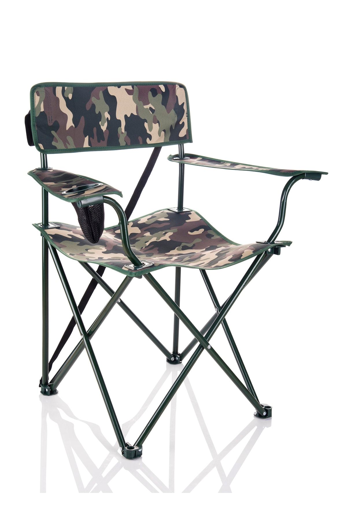 Miras Camouflage Pro Kamp Sandalyesi , Yeşil (2 YIL GARANTİ)