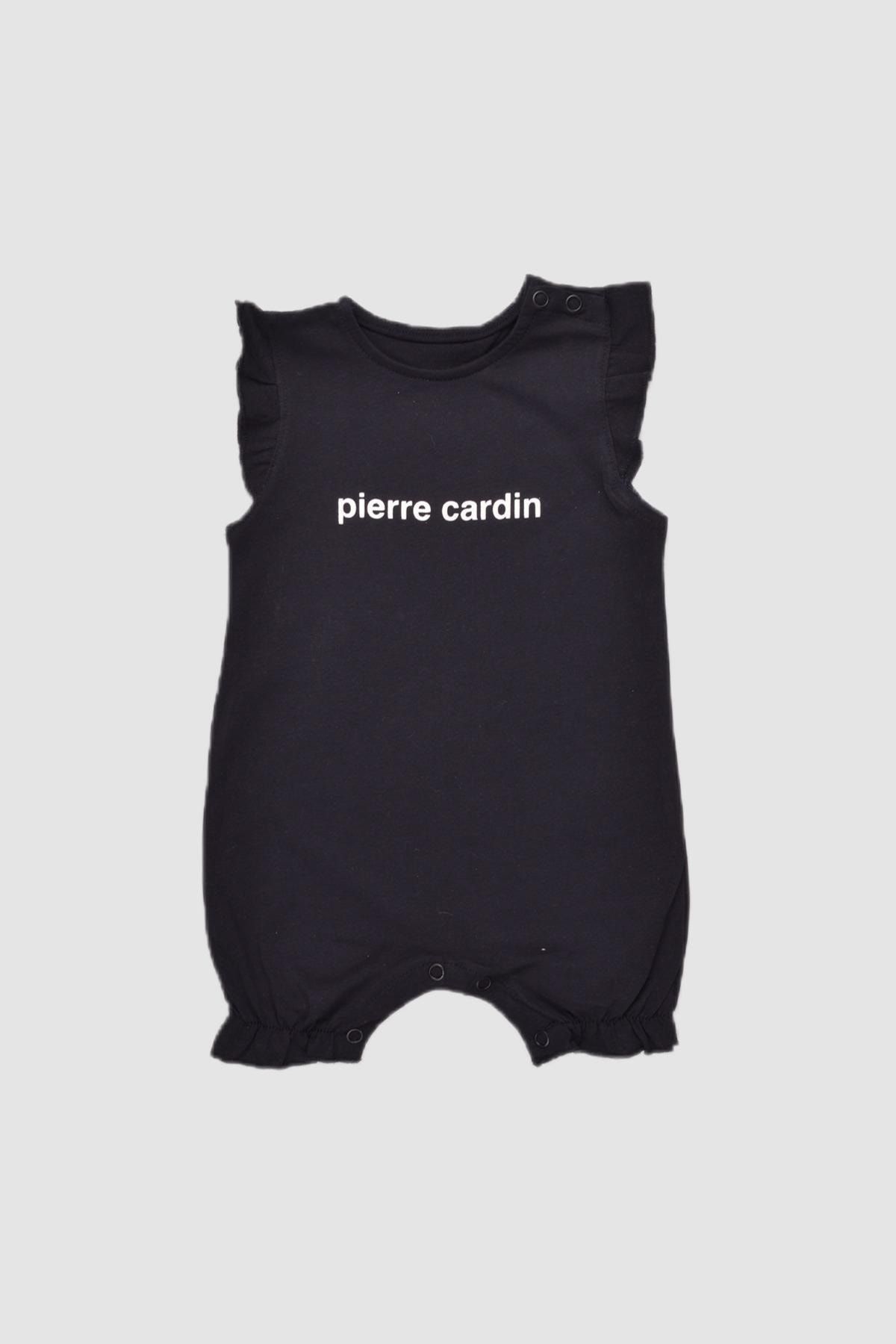 Pierre Cardin %100 Pamuk Baskılı Bebek Kısa Tulum 303399