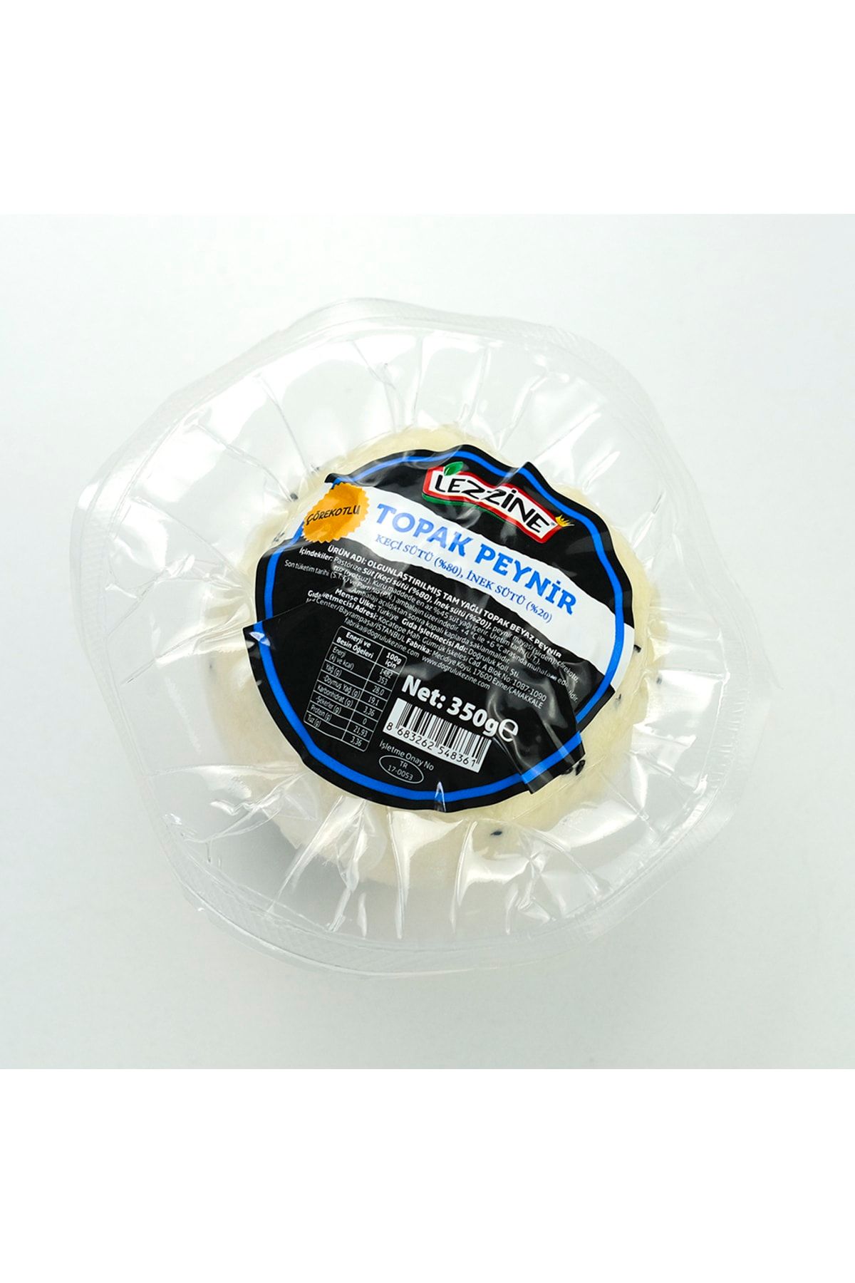 lezzine Çörek Otlu Topaki Peyniri 350g
