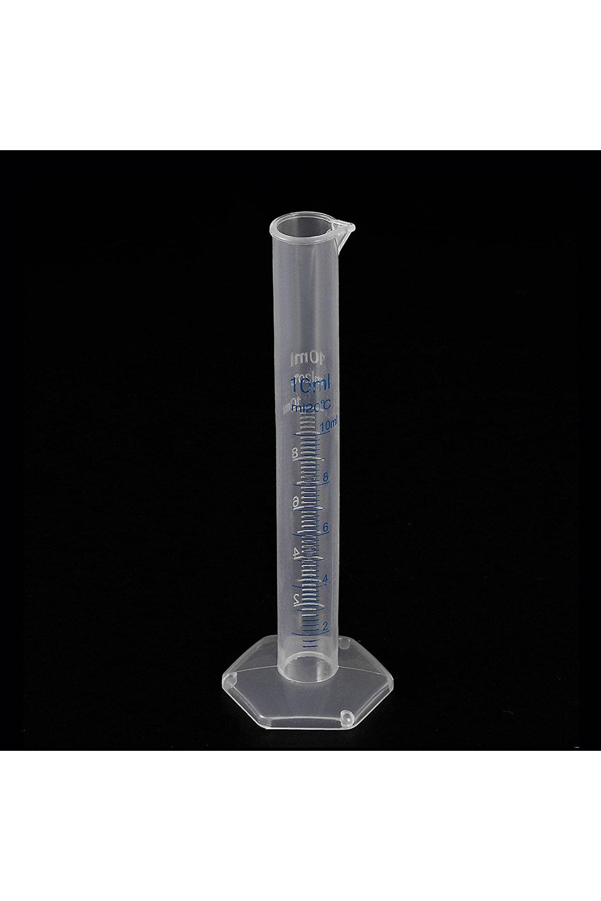 ATEL-SAN Mezür 10 Ml / Ölçü Kabı - Plastik Şeffaf – Uzun Form